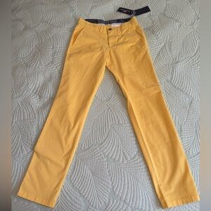 Vineyard Vines Breaker Pants Mens 28x32 Lemon Twist Yellow Golf Straight Leg NWT